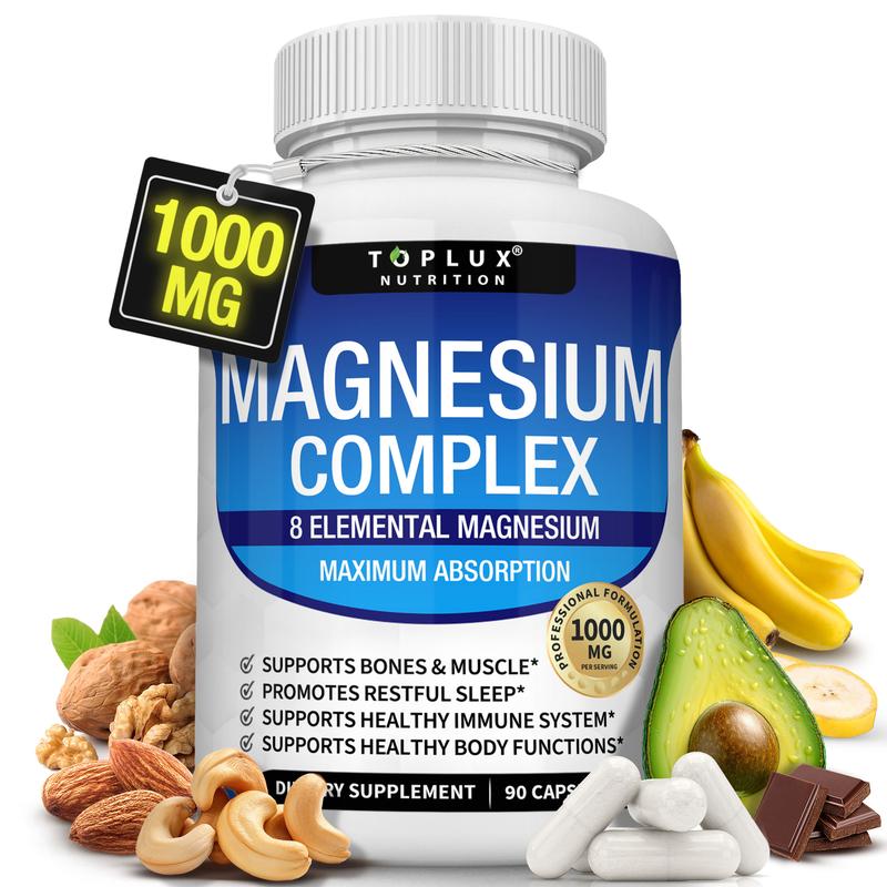 Toplux Magnesium Complex 1000 mg – 8 Minerales Esenciales