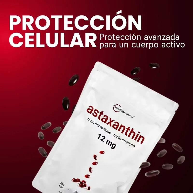 Astaxantina 12 mg Fuerza Triple